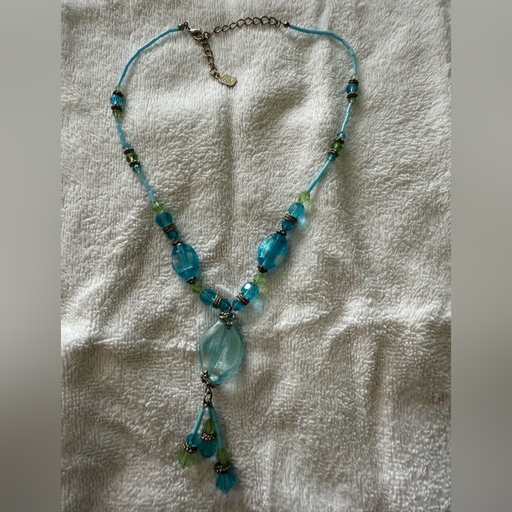 You & i Women’s Turquoise Glass Bead Necklace